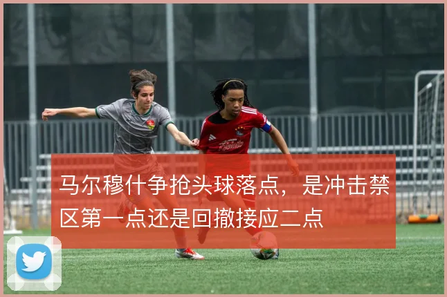 马尔穆什争抢头球落点，是冲击禁区第一点还是回撤接应二点
